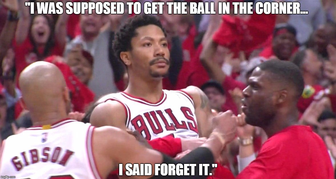 Derrick Rose Crutches Meme