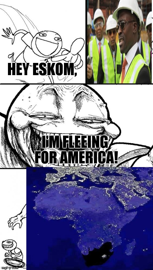 Loadshedding Memes / South Africa's load shedding stage meme is the