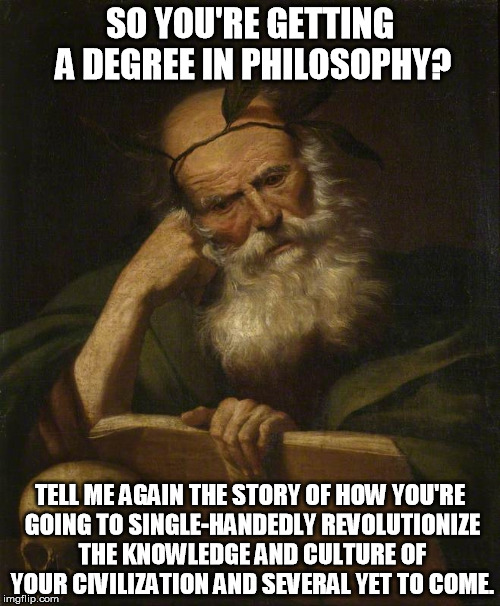 Degree in Philosophy Imgflip