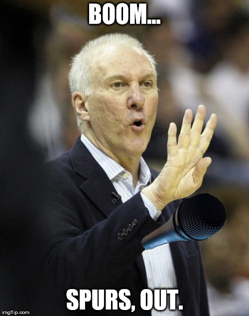 Spurs drop the mic on 2015 free agency! Imgflip