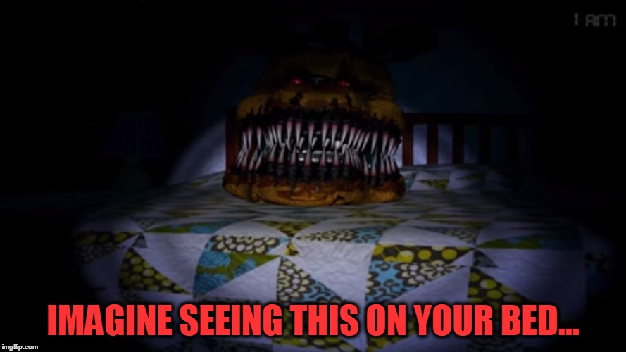 Freddy Fazbear Bedspread Meme