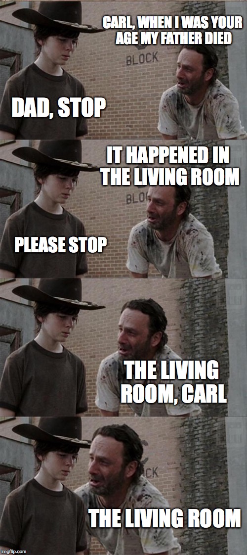 Rick and Carl Bad Irony Imgflip
