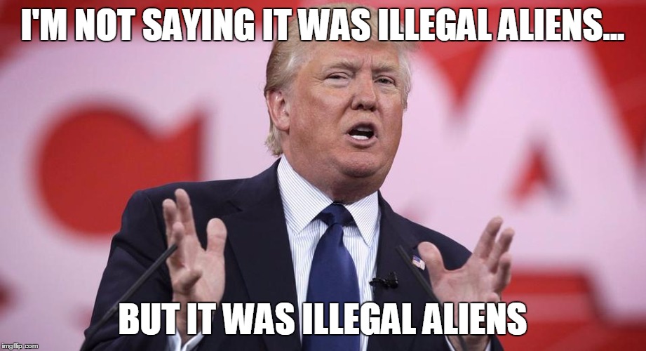 I'M NOT SAYING IT WAS ILLEGAL ALIENS... BUT IT WAS ILLEGAL ALIENS Imgflip