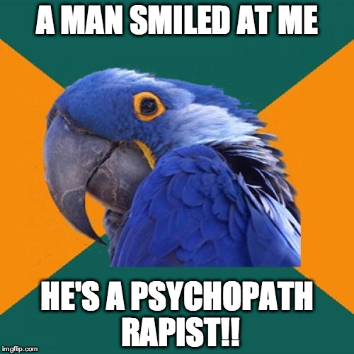 Paranoid Parrot Meme Imgflip