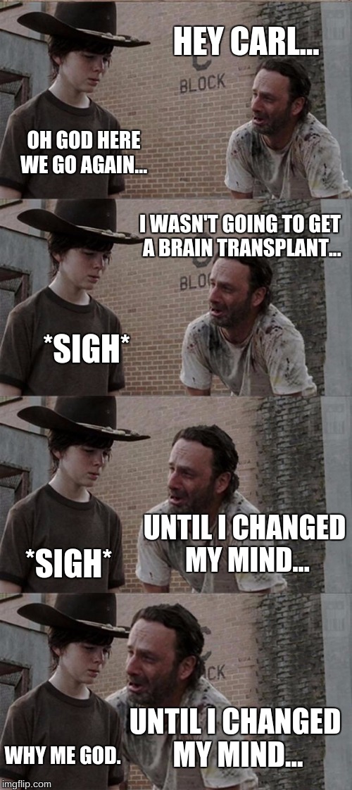 Rick and Carl Long Meme Imgflip
