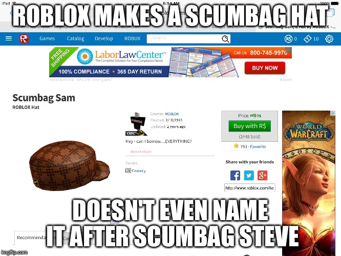 Now That's Scumbag Imgflip