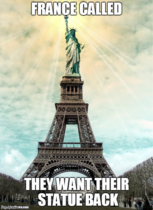 Statue of Liberty and Eiffel Tower Imgflip