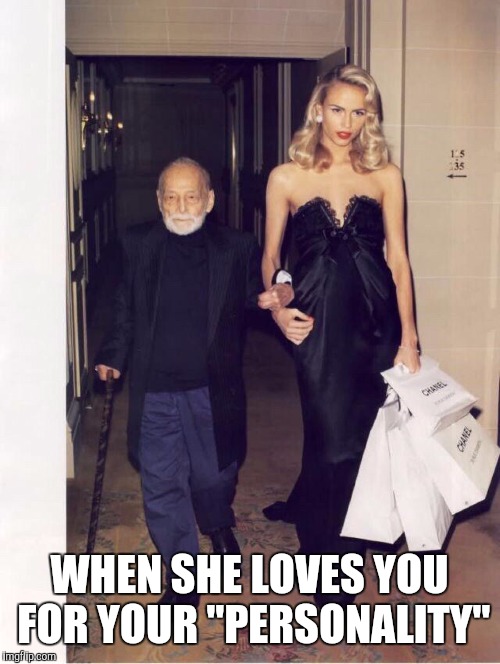 Image tagged in sugar,daddy,gold,digger Imgflip