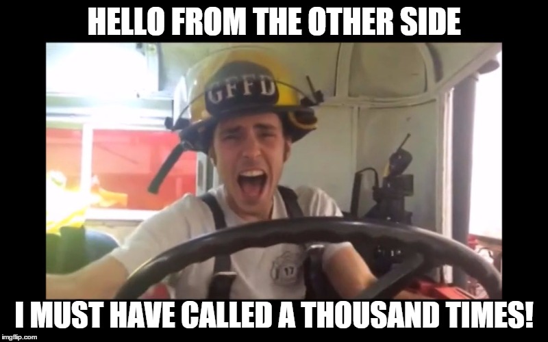 Hello from the other side!! Imgflip