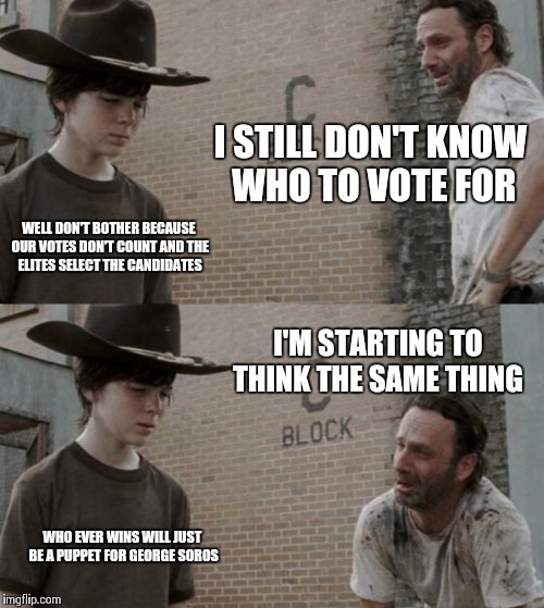 Carl tells the truth about voting Imgflip