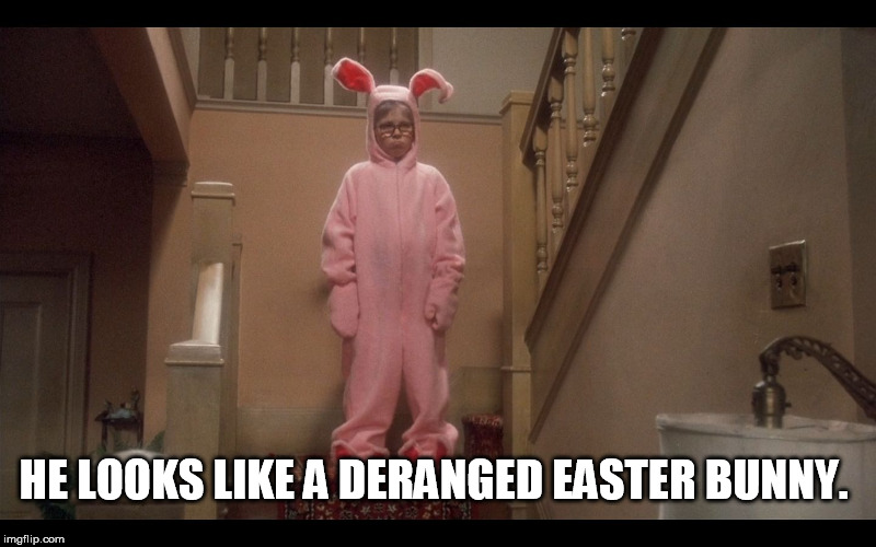 A Christmas Story Deranged Easter Bunny Imgflip