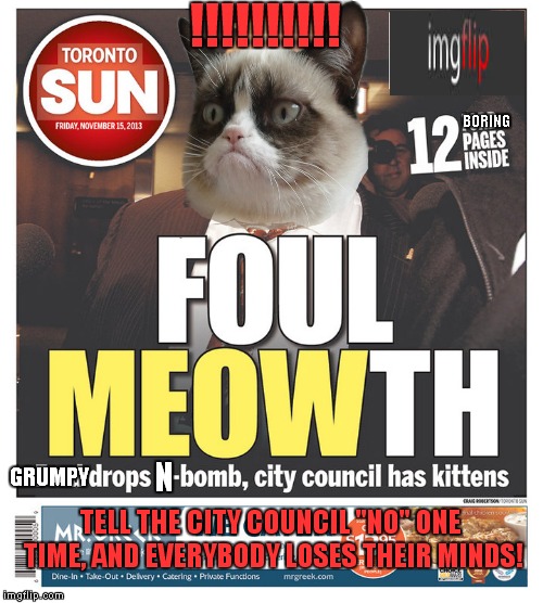 Grumpy cat makes the front page! Imgflip