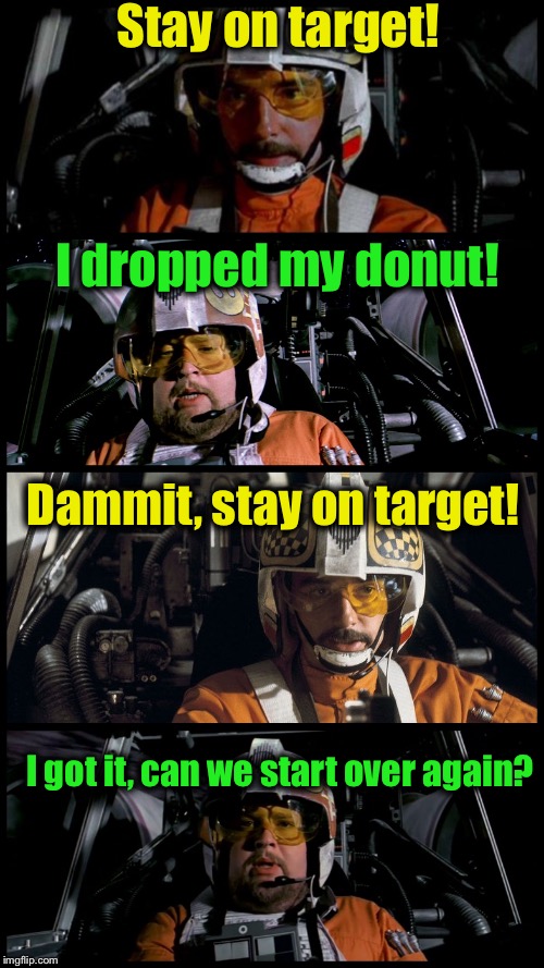 One reason there is no food allowed in the briefing room