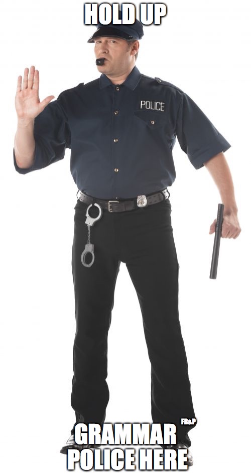 Grammar Police Imgflip