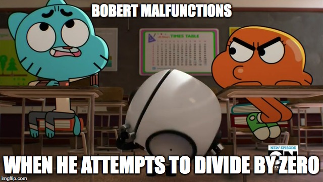 Bobert Dividing by Zero Imgflip