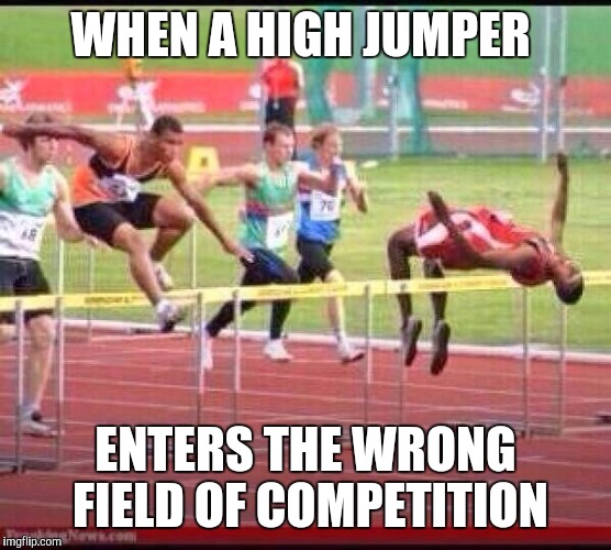 Track and field confusion Imgflip