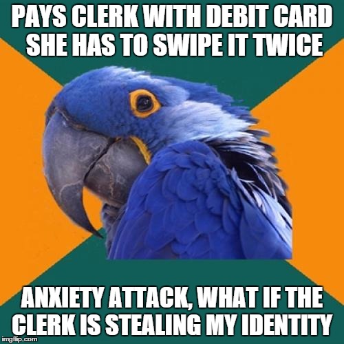 Paranoid Parrot Meme Imgflip