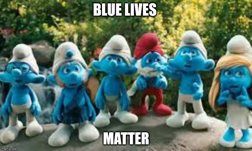 blue lives matter Imgflip