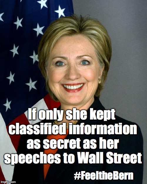 Wall St Hillary Imgflip
