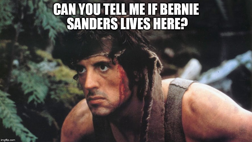 Rambo Bernie Sanders Imgflip