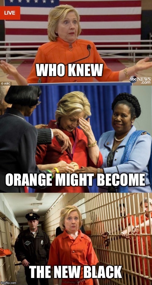 Orange is the new black? Imgflip