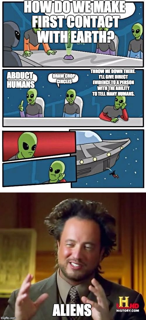 Aliens Meme Maker Toy story aliens Imgflip Funny ancient aliens