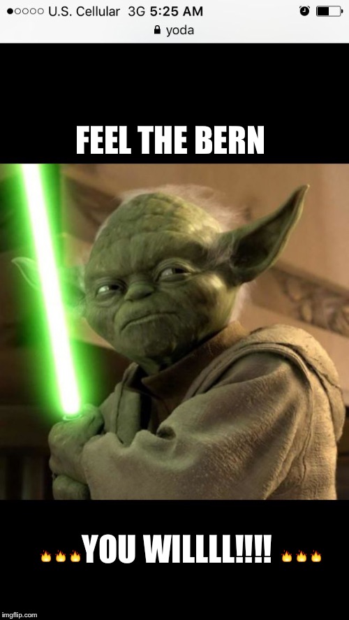 Yoda ready to fight Imgflip