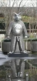 Demon Statue added behind old K&B building in New Orleans Political Talk