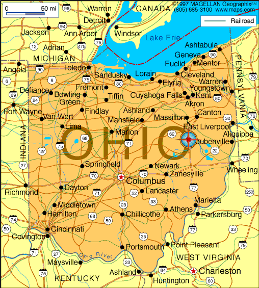 Mapa De Ohio