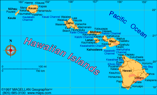 Printable Map Of Hawaiian Islands Hawaii Map | Infoplease