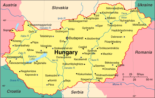 Map Of Hungary In Europe Hungary Map | Infoplease