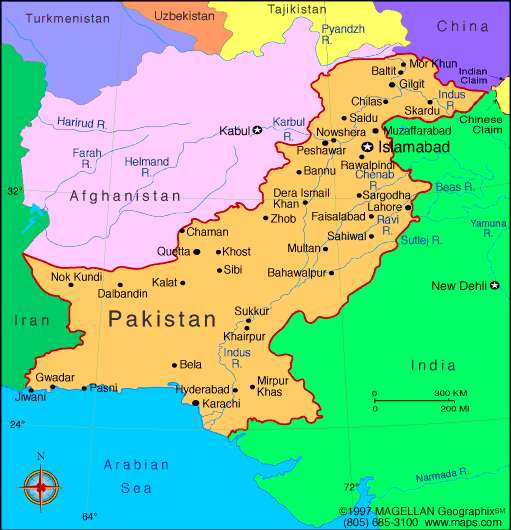 Pakistan Map Map of Pakistan Collection of.