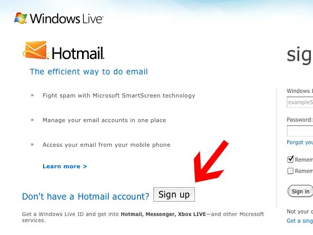 How to Create a Hotmail Account YouTube