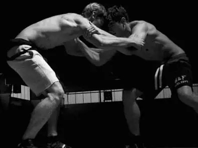 Shirtless gay men wrestling - opecquote