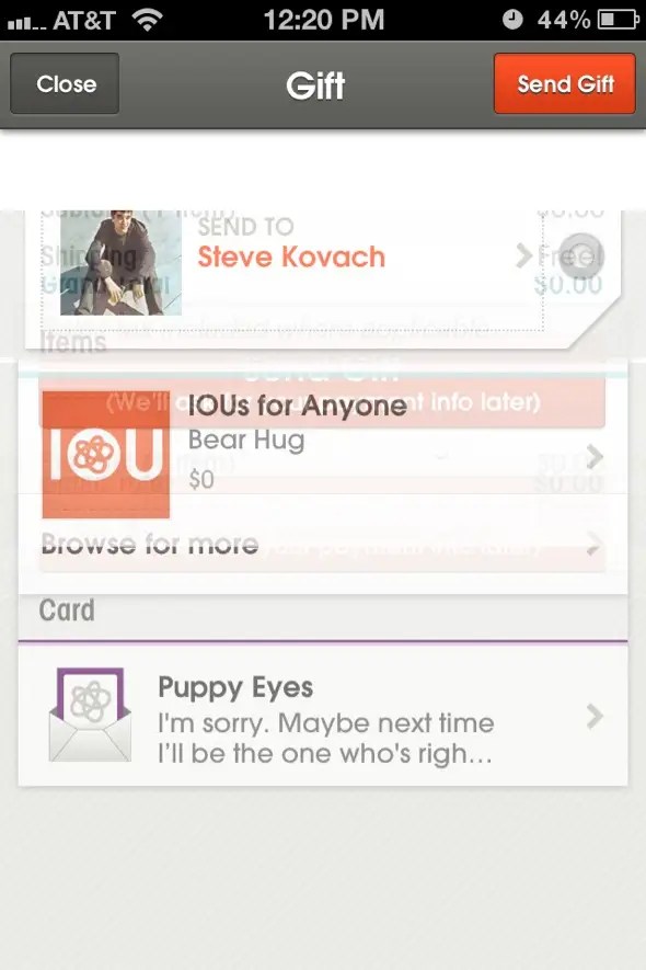 Facebooks Karma Gift App Business Insider