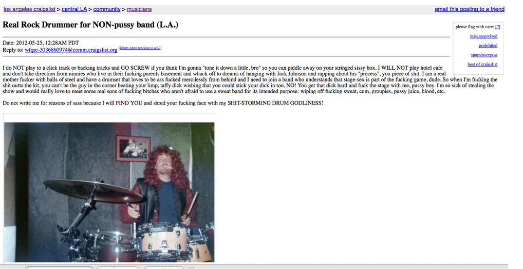 Funniest Craigslist Ad Ever