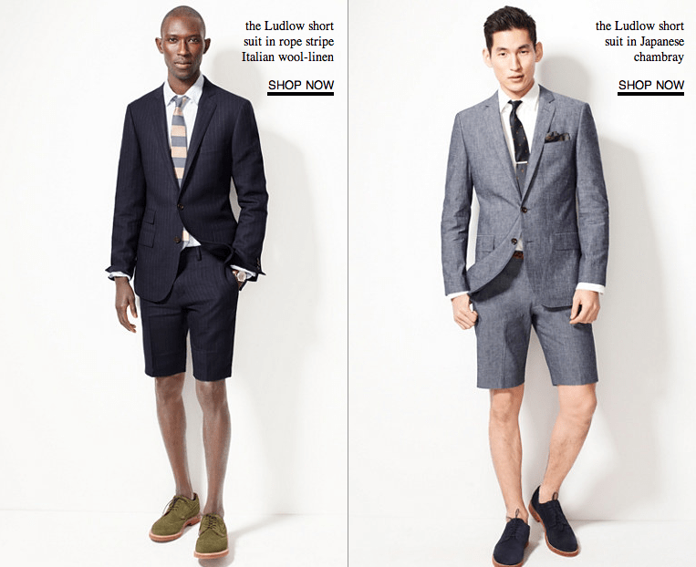 Men's Suits With Short
