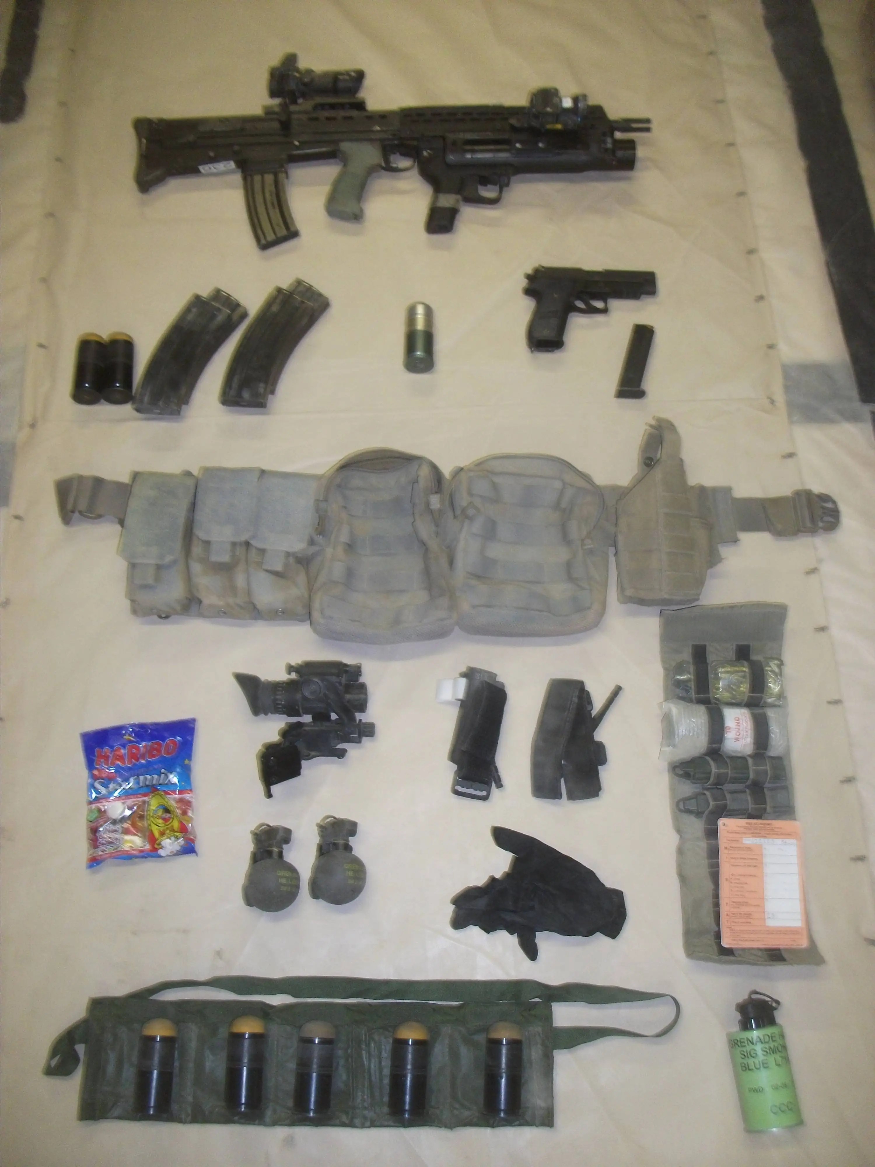 Medical Gear Carried On Combat Patrols