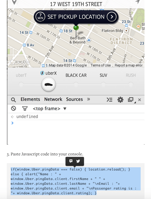 How to Find Your Uber Rating Hack