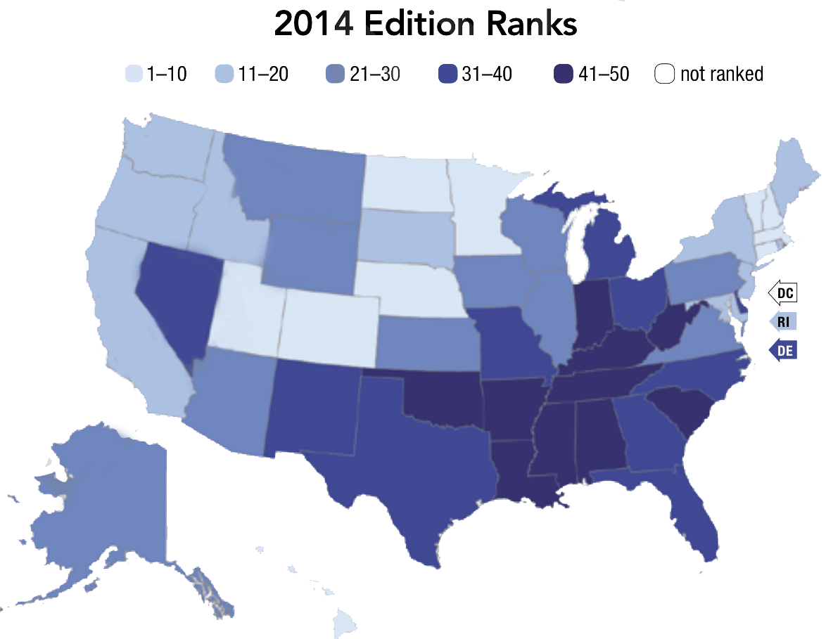 America's Health Rankings 2014