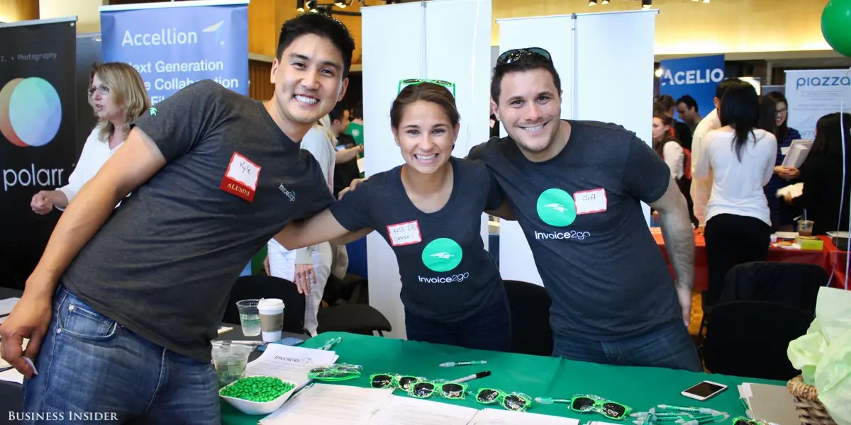 Stanford career fair popular startups Business Insider