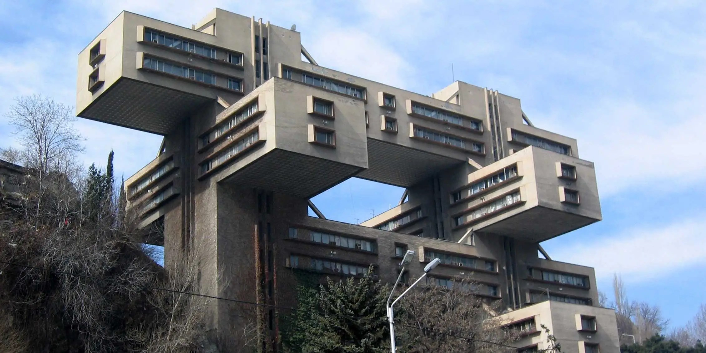 Soviet Brutalist buildings from the mid20th century