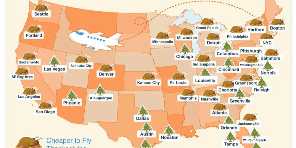 Is It Cheaper To Fly On Christmas Day Is It Cheaper to Fly During Thanksgiving or Christmas