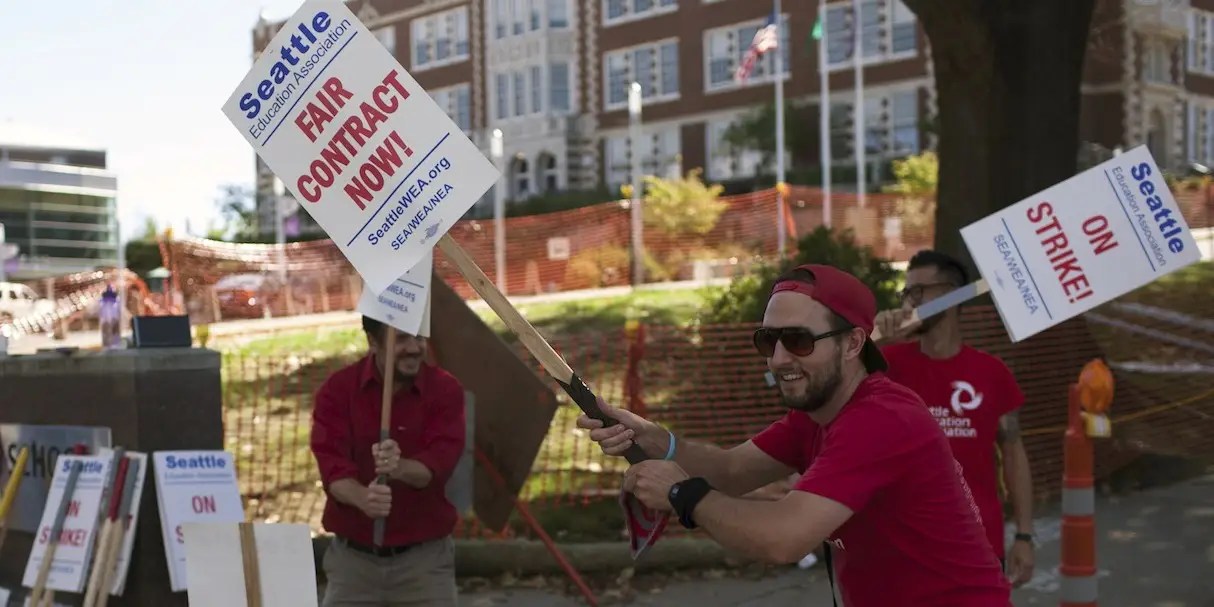 Seattle Public Schools Closed to Students As Teachers Strike Business Insider