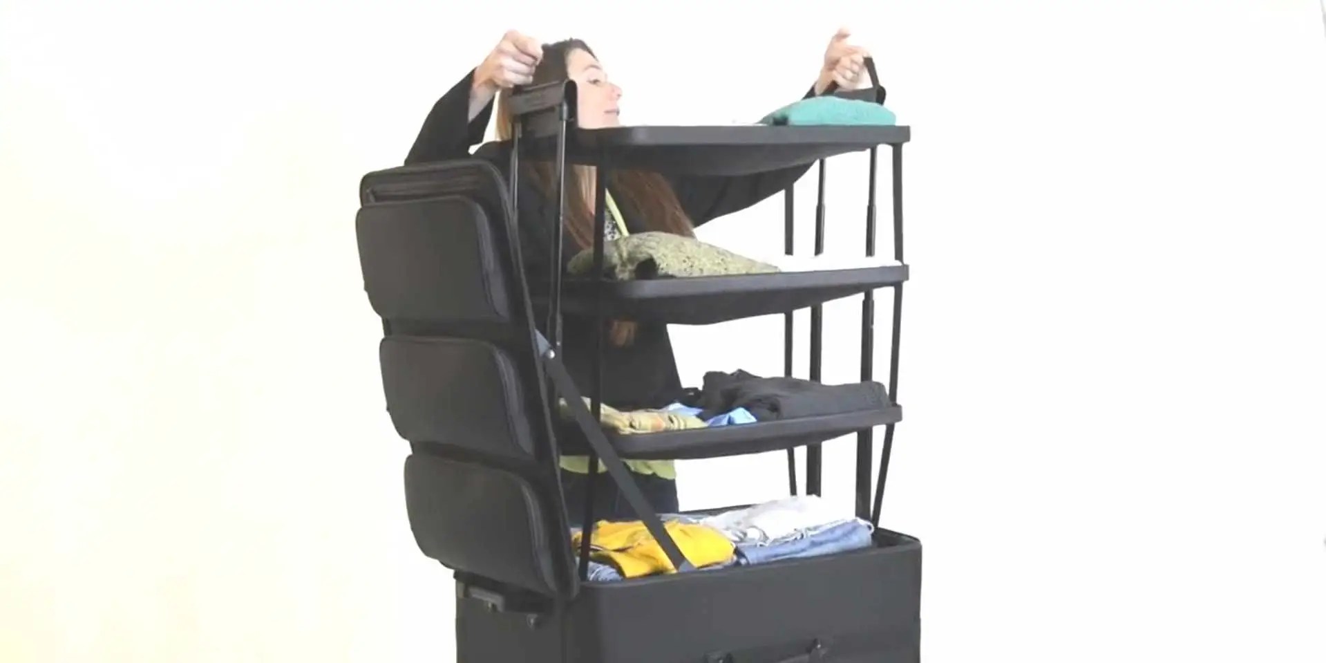 This Suitcase Turns Into a Dresser Business Insider