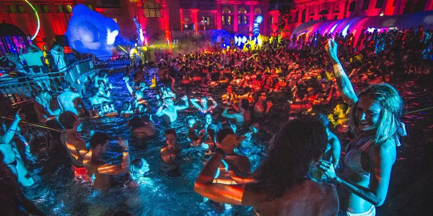 Budapest Bath Party Rager Ancient Thermal Spa
