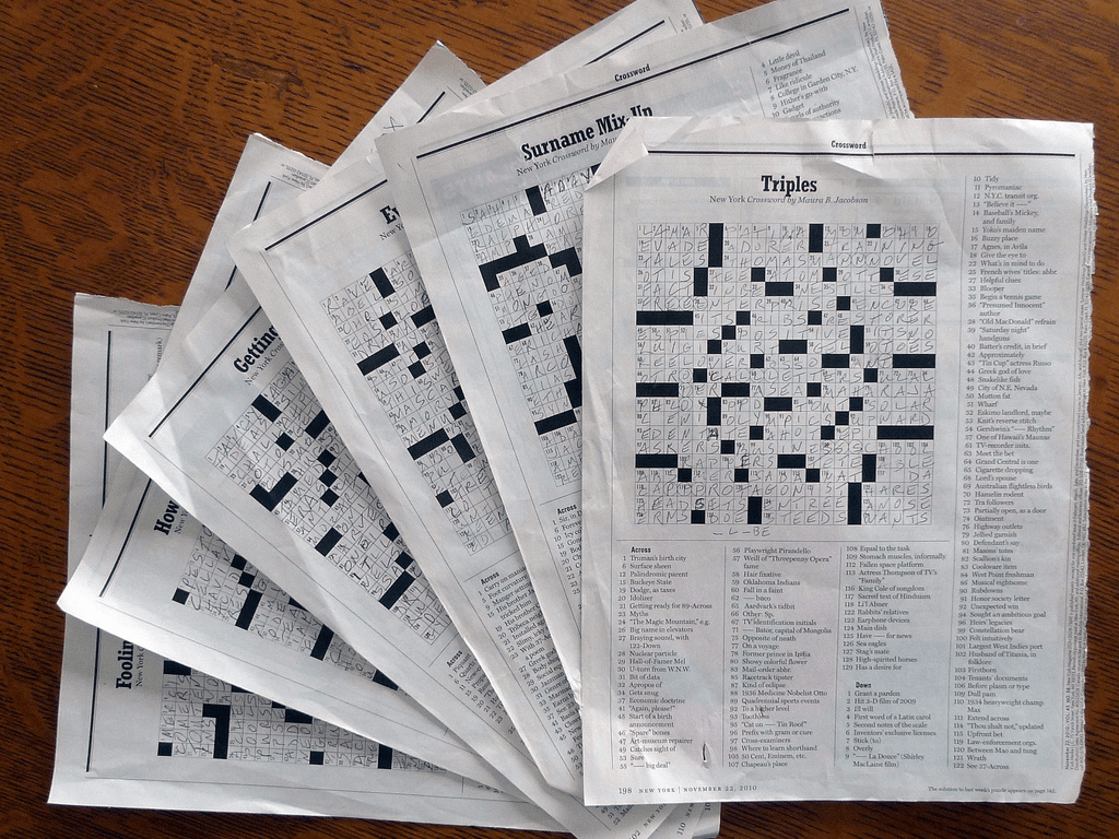 Crossword puzzle help Insider