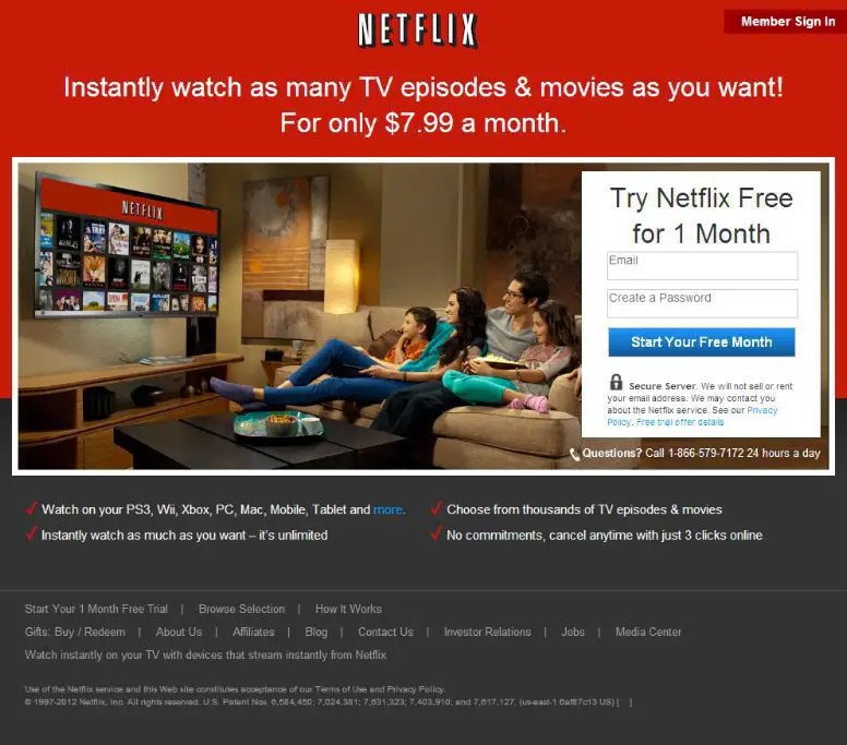 How Netflix's Website Has Looked Over the Years