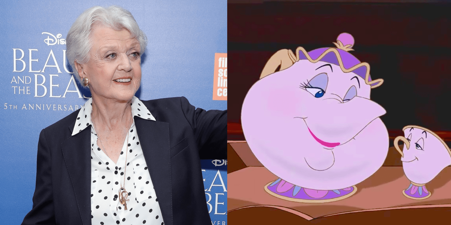 TIL Angela Lansbury (Mrs. Potts) from Beauty and the Beast (1991) sang