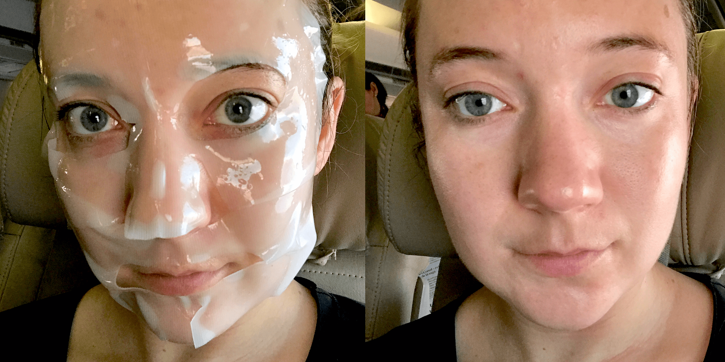 I Used a Sheet Mask While Flying for the Best Skin of My Life Business Insider